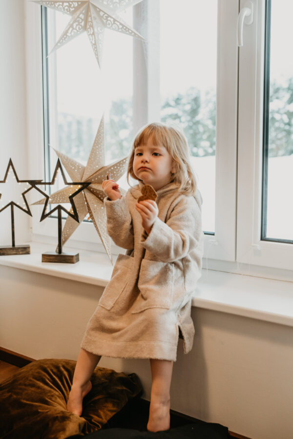 Pikkade varrukatega poncho Teddy lastele (suuruses 82/86-116) - Image 2