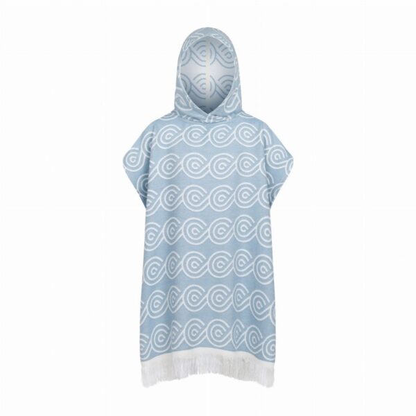 Bambusest vanniponcho lastele