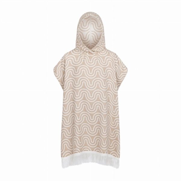 Bambusest vanniponcho lastele