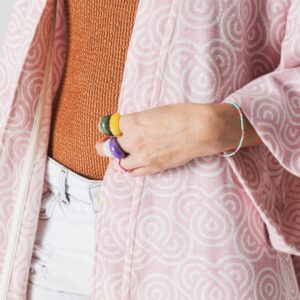 Bambusest kimono naistele- Rose