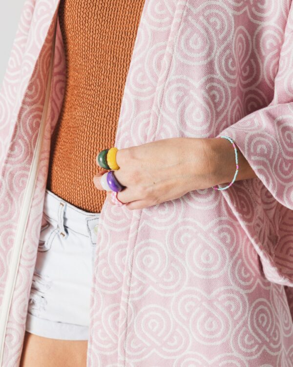 Bambusest kimono naistele- Rose