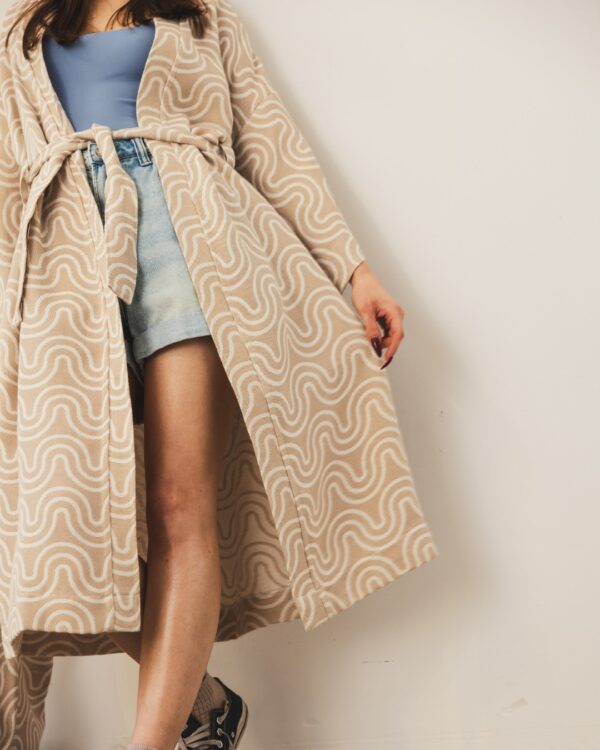 Bambusest kimono naistele - liivakarva - Image 4